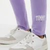 Leggings infantiles con el logotipo de Tommy estilo universitario
