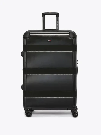 Maleta rígida con ruedas de 28″ en bloques de color Maleta rígida con ruedas de 28″ en bloques de color