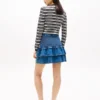 Minifalda de cambray con volantes de Tommy Jeans