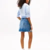 Minifalda vaquera de talle alto de Tommy Jeans