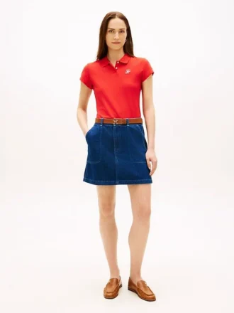 Minifalda vaquera utilitaria