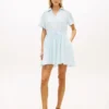 Minivestido camisero de lino Minivestido camisero de lino