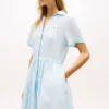 Minivestido camisero de lino Minivestido camisero de lino