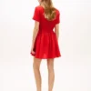 Minivestido camisero de lino