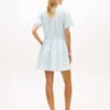 Minivestido camisero de lino Minivestido camisero de lino