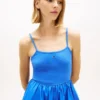 Minivestido de materiales mixtos de Tommy Jeans