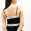 Minivestido de ponte con cinta con el logotipo de Tommy Jeans