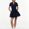 Minivestido polo de tejidos mixtos de Tommy Jeans