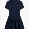 Minivestido polo de tejidos mixtos de Tommy Jeans