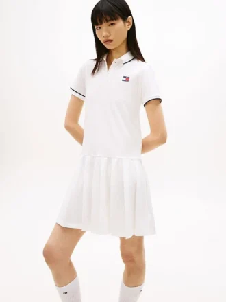 Minivestido polo plisado de Tommy Jeans