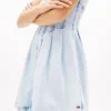 Minivestido vaquero plisado de Tommy Jeans
