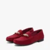Mocasines de ante con eslabones de cadena Mocasines de ante con eslabones de cadena