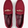 Mocasines de ante con eslabones de cadena Mocasines de ante con eslabones de cadena