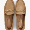 Mocasines de ante con eslabones de cadena Mocasines de ante con eslabones de cadena