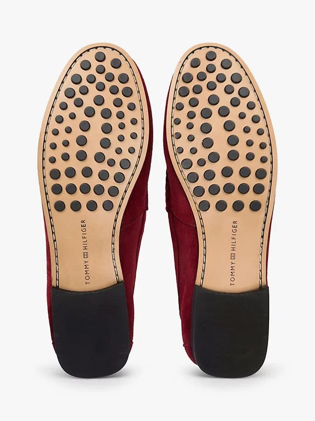 Mocasines de ante con eslabones de cadena Mocasines de ante con eslabones de cadena
