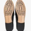 Mocasines de piel con eslabones de cadena Mocasines de piel con eslabones de cadena