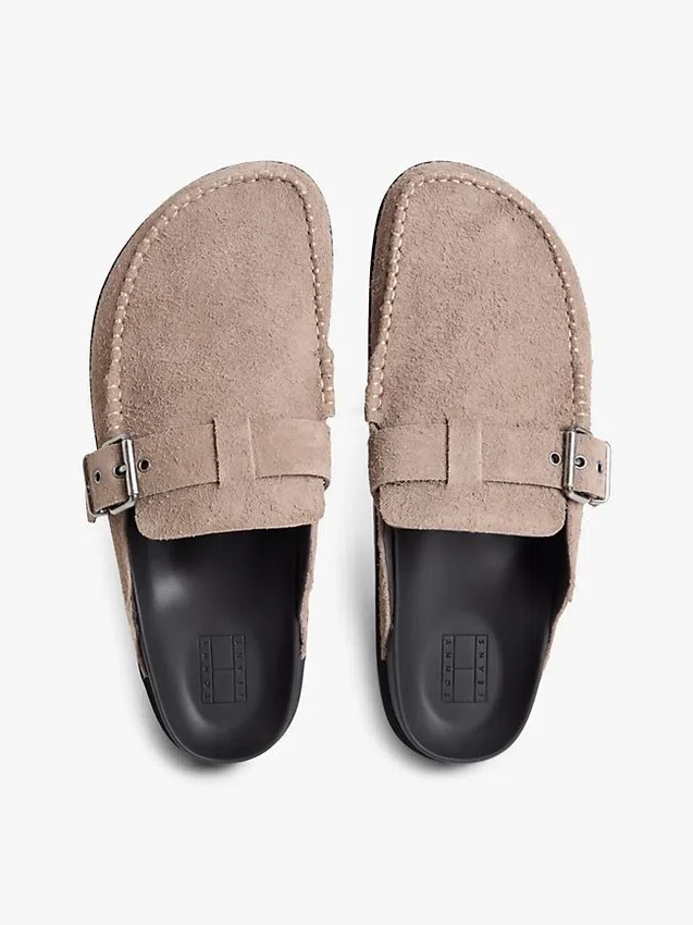 Mocasines sin talón de ante de Tommy Jeans Mocasines sin talón de ante de Tommy Jeans