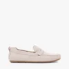 Mocasín de conducir de ante con tacos