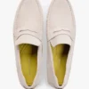 Mocasín de conducir de ante con tacos