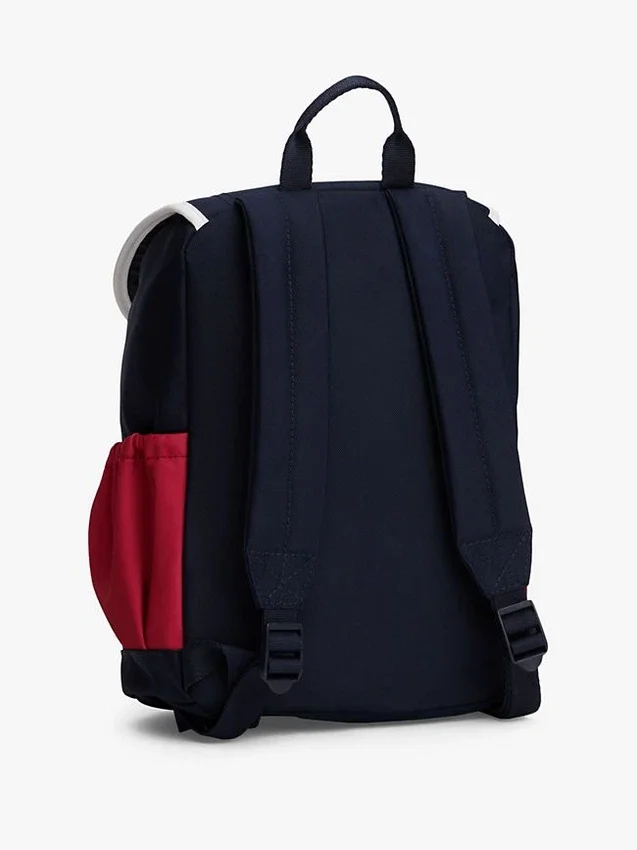 Mochila con solapa y bloques de color para niños Mochila con solapa y bloques de color para niños