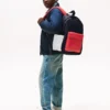 Mochila infantil con bloques de color
