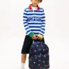 Mochila infantil con estampado de banderas náuticas Mochila infantil con estampado de banderas náuticas