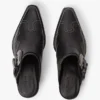 Mules de cuero estilo western de Tommy Jeans Mules de cuero estilo western de Tommy Jeans