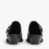 Mules de cuero estilo western de Tommy Jeans Mules de cuero estilo western de Tommy Jeans