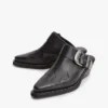 Mules de cuero estilo western de Tommy Jeans Mules de cuero estilo western de Tommy Jeans