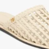 Mules planas de tejido abierto Mules planas de tejido abierto