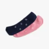Pack de 2 pares de calcetines invisibles con monograma integral Pack de 2 pares de calcetines invisibles con monograma integral