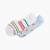 Pack de 2 pares de calcetines invisibles Fruit & Stripe