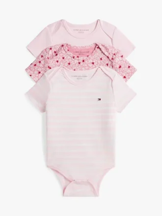 Pack de 3 bodies elásticos para bebés