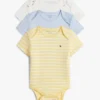 Pack de 3 bodies elásticos para bebés
