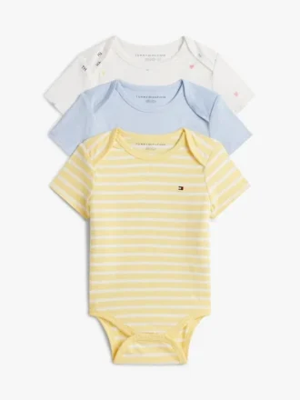 Pack de 3 bodies elásticos para bebés