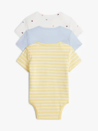 Pack de 3 bodies elásticos para bebés