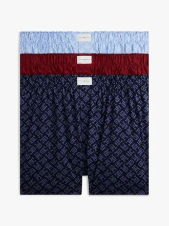 Pack de 3 boxers con monograma tejido
