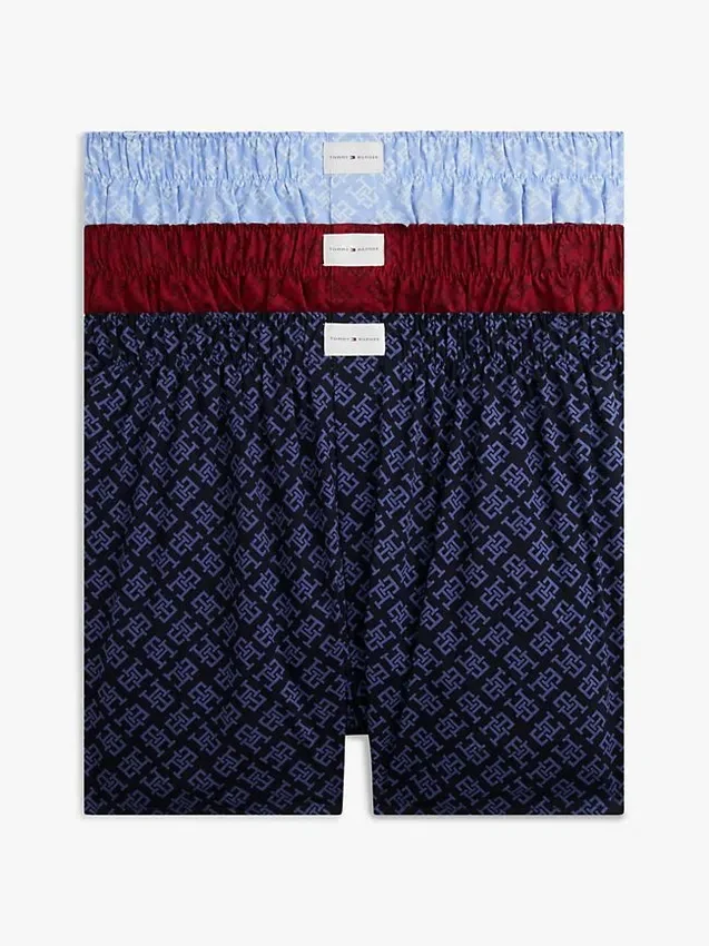 Pack de 3 boxers con monograma tejido Pack de 3 boxers con monograma tejido