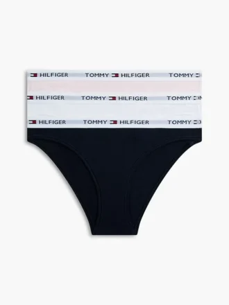 Pack de 3 braguitas bikini con el logotipo de Tommy