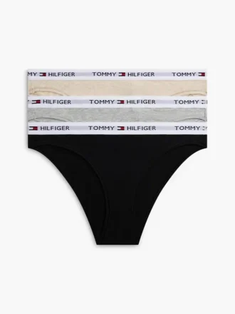 Pack de 3 braguitas bikini con el logotipo de Tommy Pack de 3 braguitas bikini con el logotipo de Tommy