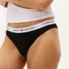 Pack de 3 braguitas bikini con el logotipo de Tommy