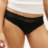 Pack de 3 braguitas bikini con ribete de encaje