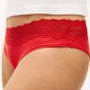 Pack de 3 braguitas bikini con ribete de encaje