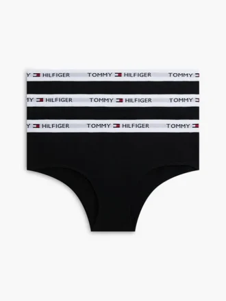 Pack de 3 braguitas tipo bikini con el logotipo de Tommy