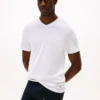 Pack de 3 camisetas interiores de algodón clásicas con cuello en V