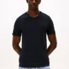 Pack de 3 camisetas interiores de algodón clásicas con cuello en V