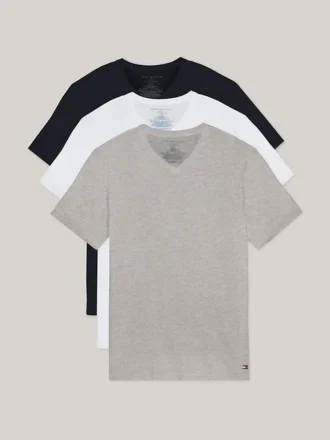 Pack de 3 camisetas interiores de cuello en V Cotton Classics