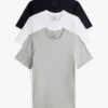 Pack de 3 camisetas interiores de cuello redondo Cotton Classics