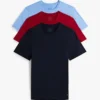 Pack de 3 camisetas interiores de cuello redondo Cotton Classics