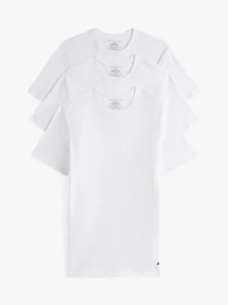 Pack de 3 camisetas interiores de cuello redondo Cotton Classics